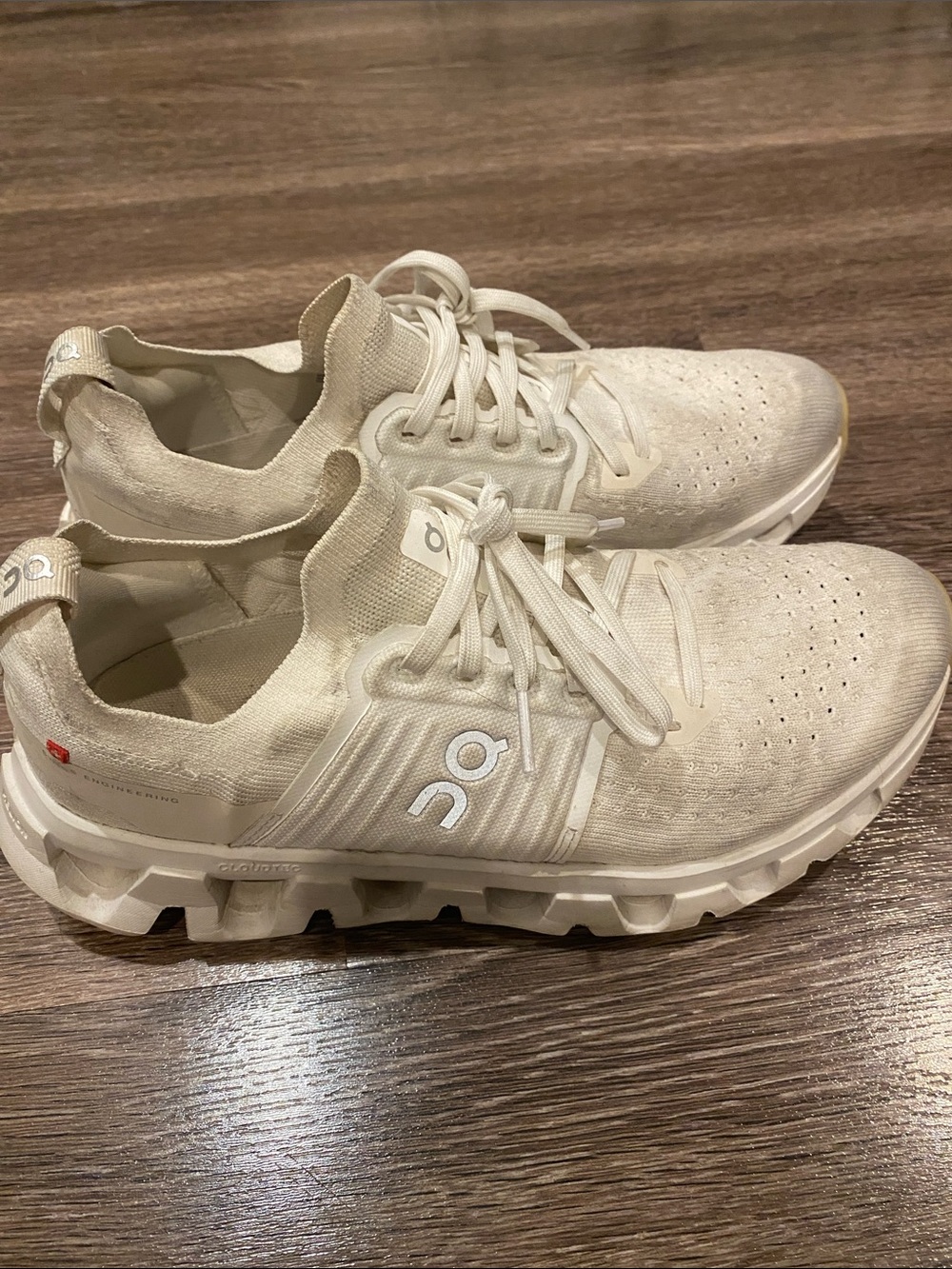 On Running Cloudnova Sneakers in Off-White/Cream